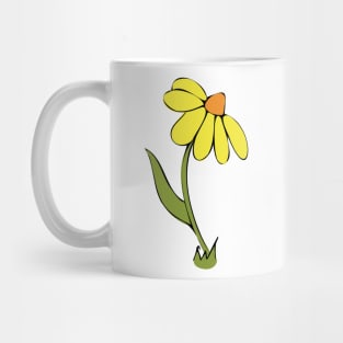 Daisy Whimsical Cartoon Illustration Happy Colours Mug